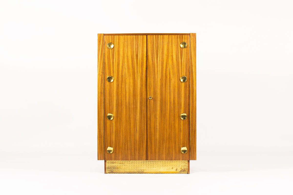 Art Deco Zebra Veneer Wardrobe