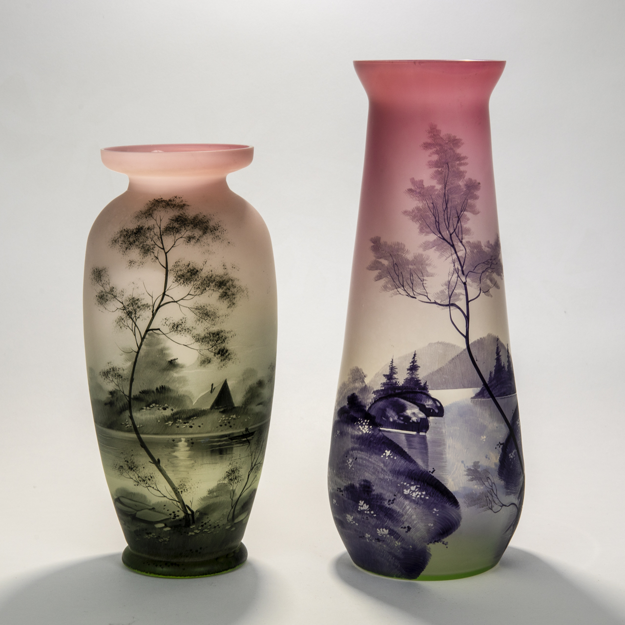Two Glass Vases