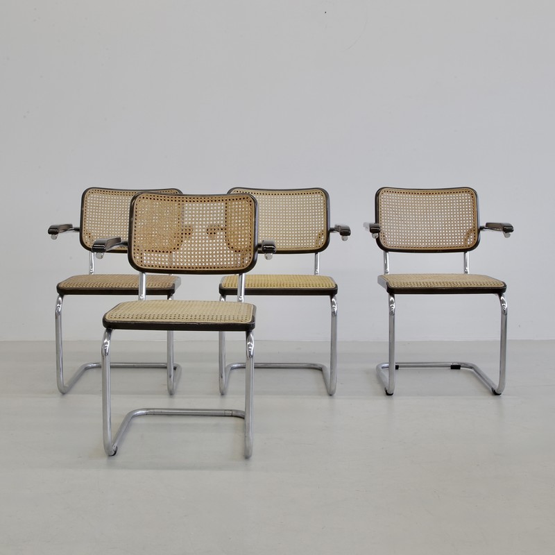 Set of B64 Cantilever Chairs by Marcel Breuer