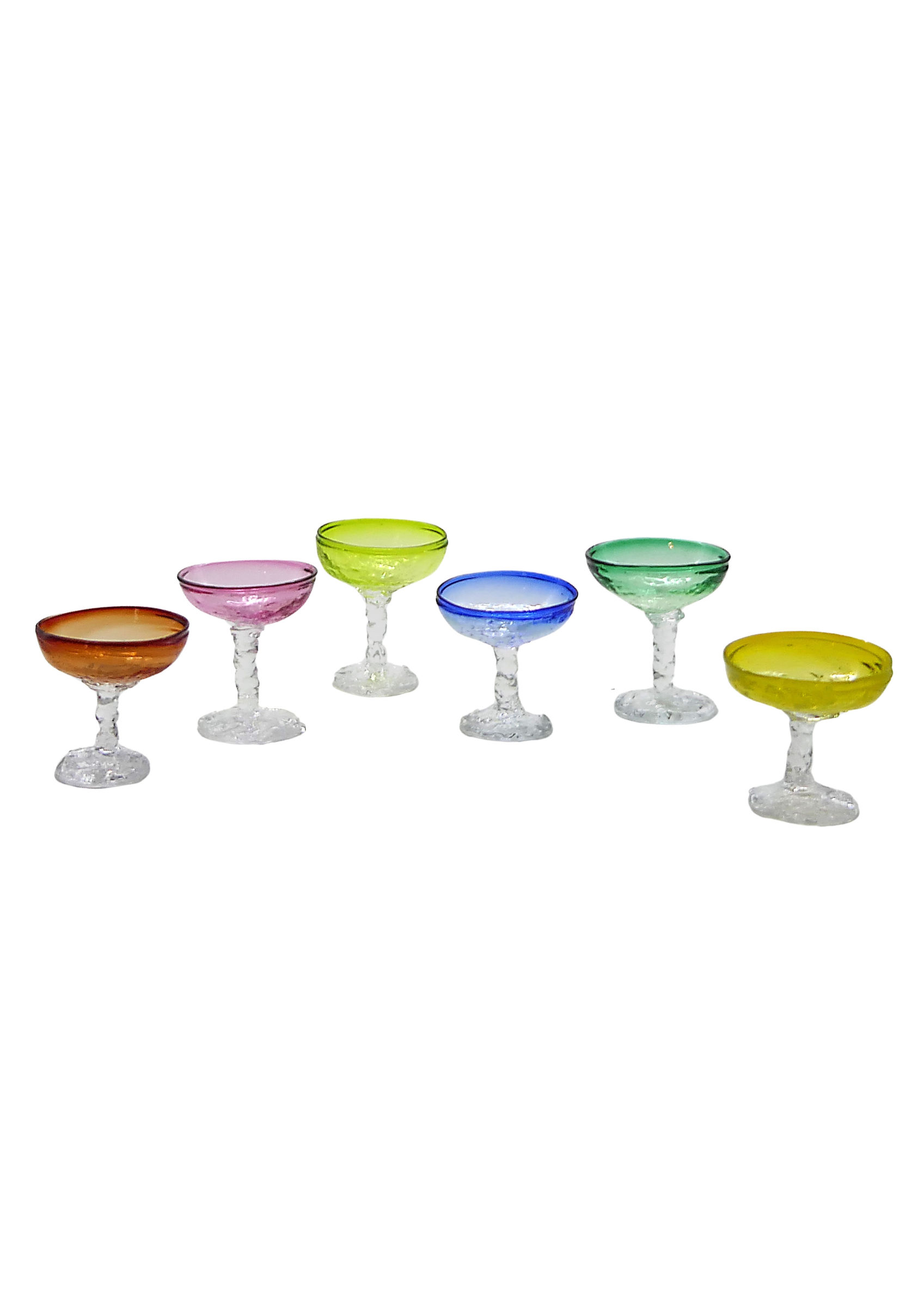 Wonky Champagne Coupe Set of 6