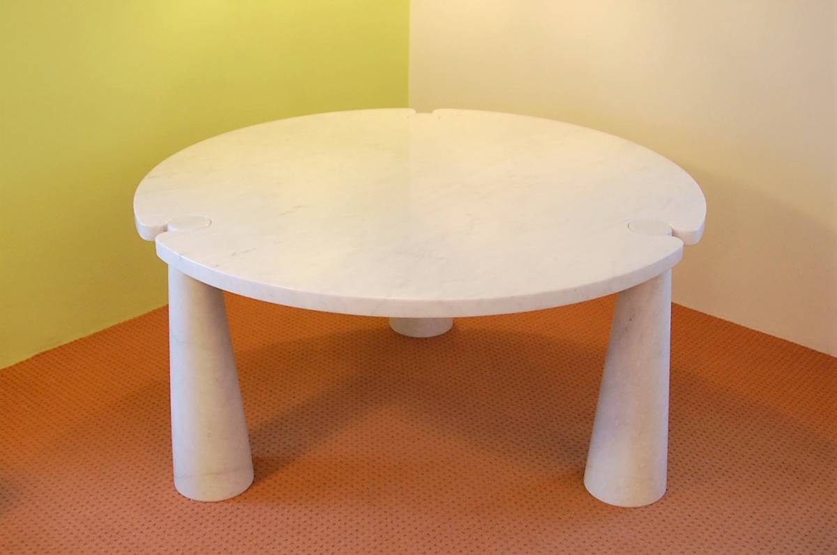 Eros Round Marble Dining Table