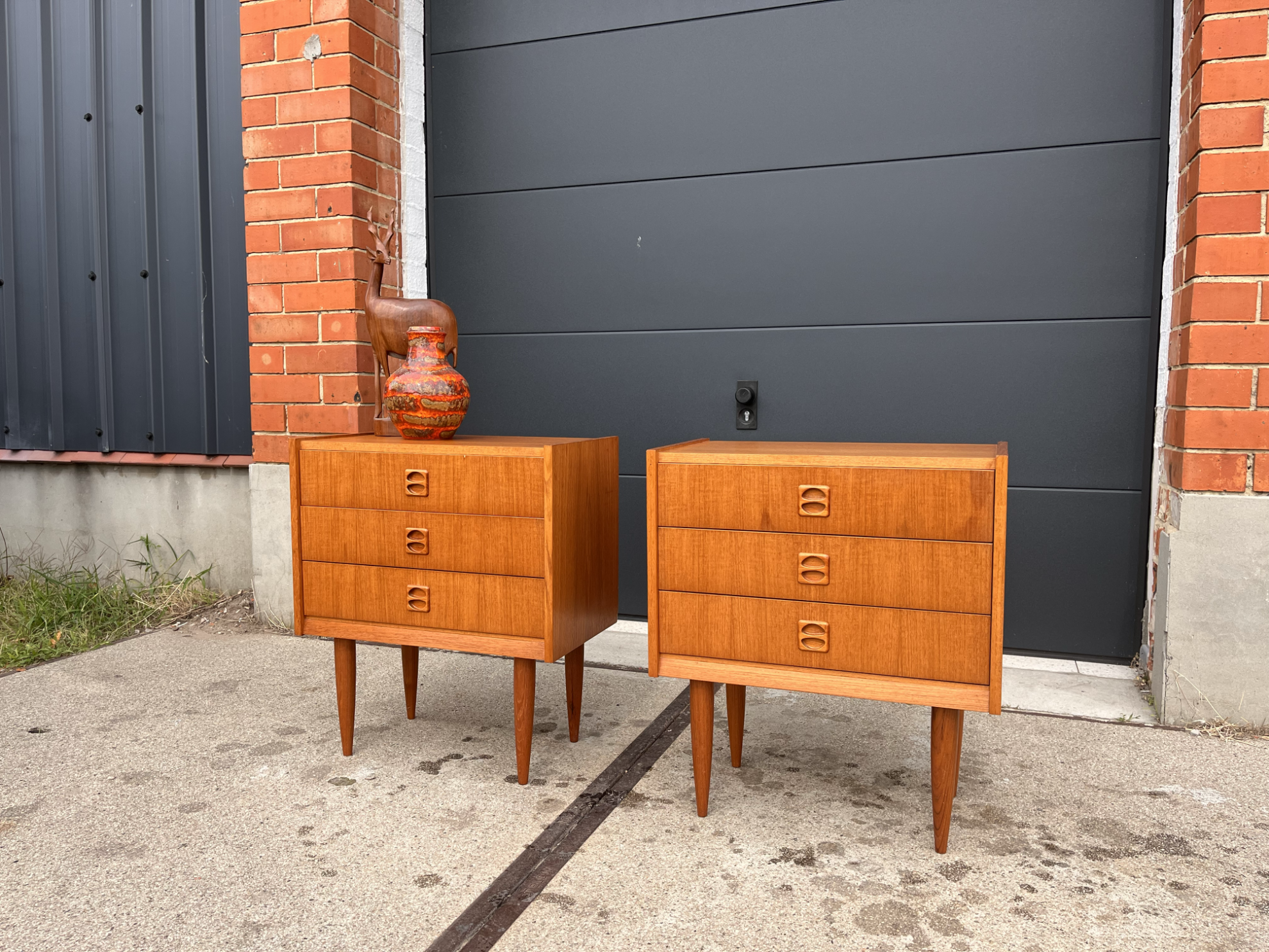 Pair of Scandinavian Teak Chests