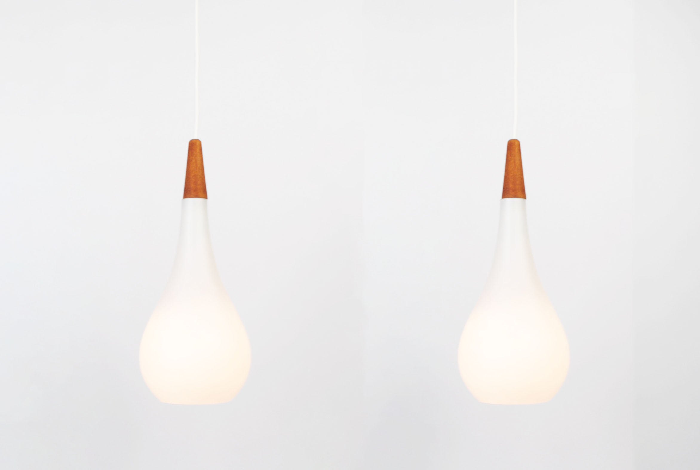 Holmegaard Drop Pendant Lights - Set of 2