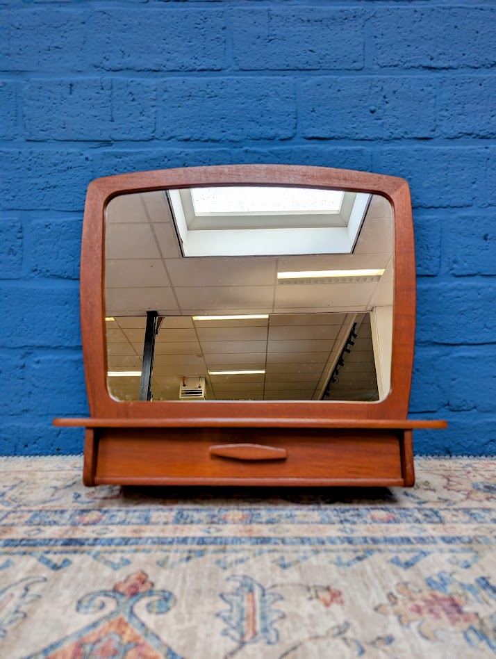 Hall mirror with drawer