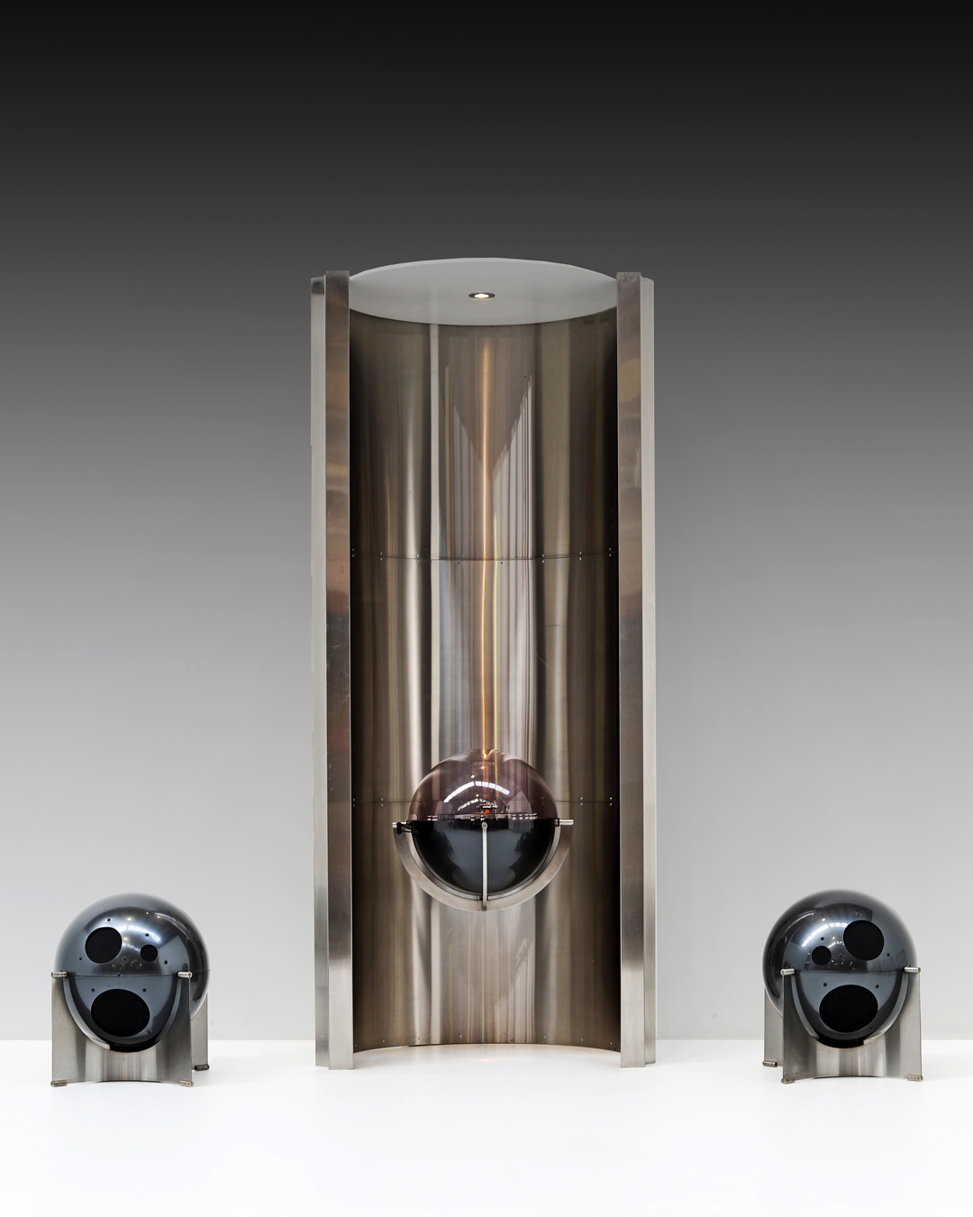 Helium Space Age Stereo Globe by Alain Carré