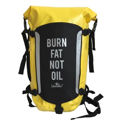 The Vandal Burn Fat Not Oil Yellow Backpack