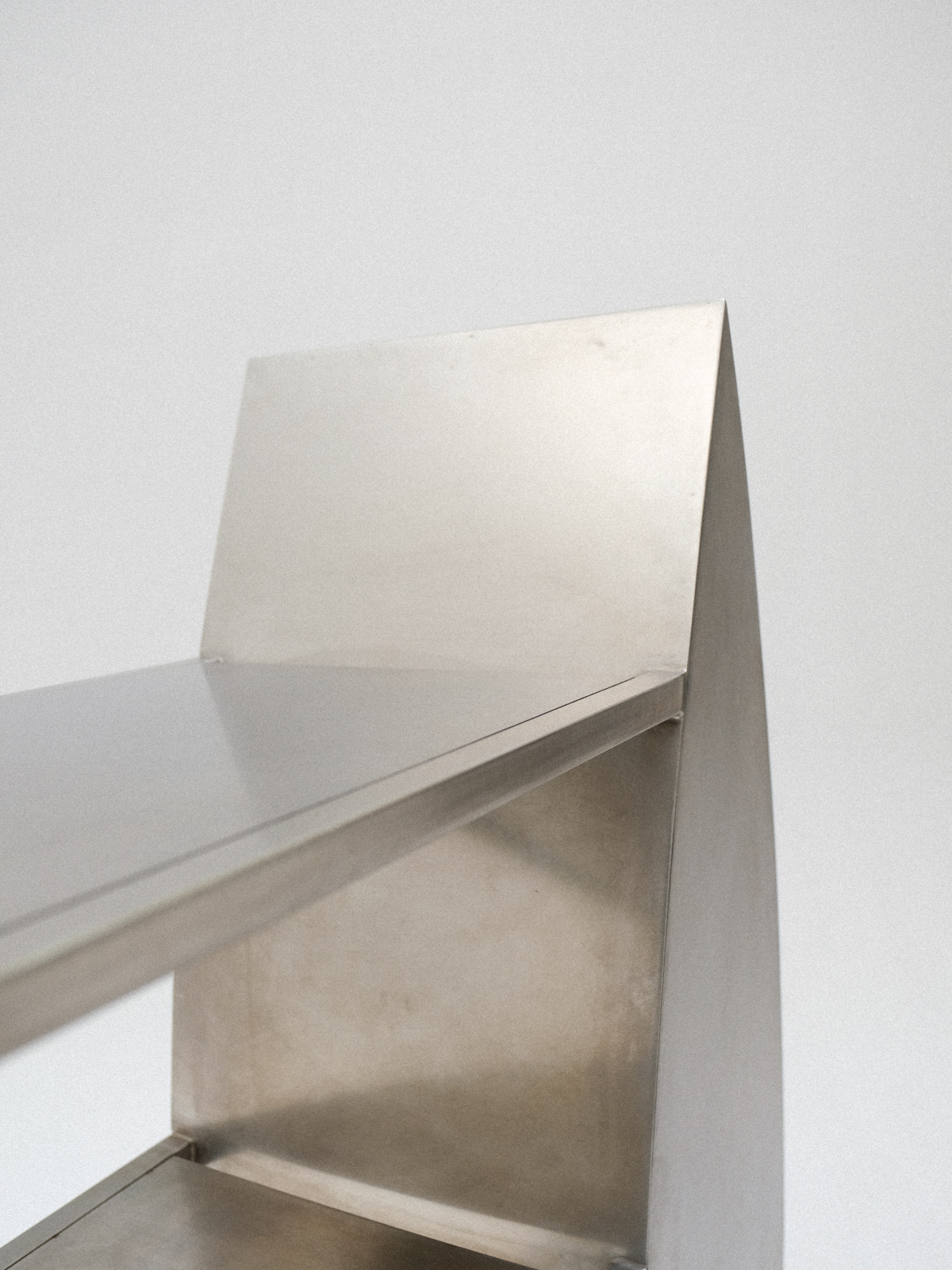 Stainless Steel Bookshelf