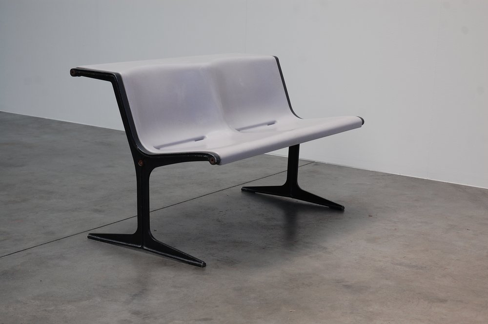 Friso Kramer two-seater bench