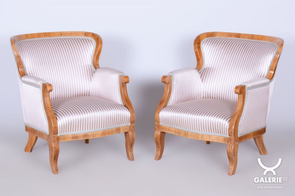 Pair of Biedermeier Armchairs