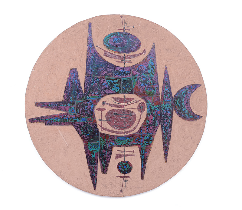 Large Round Art Wall Panel