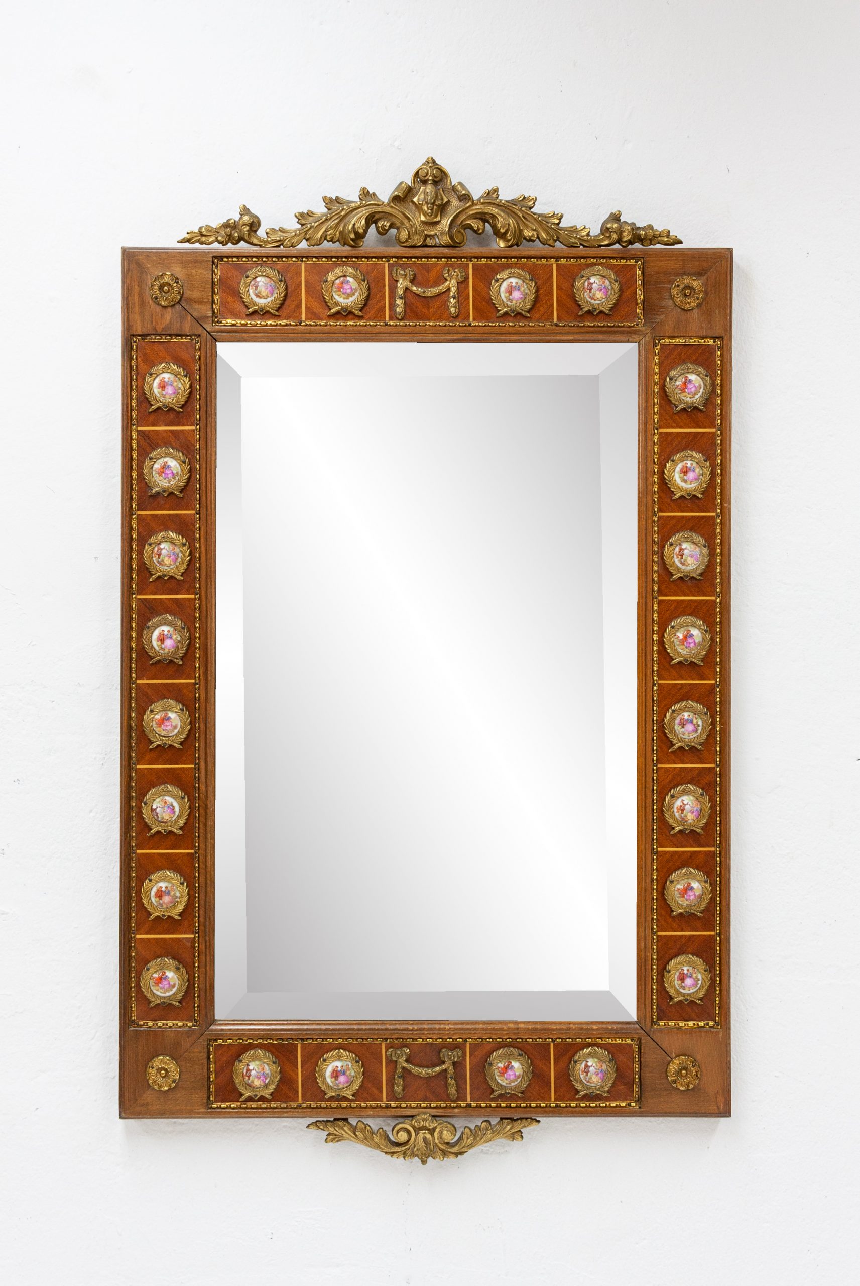 Antique Medallion Mirror
