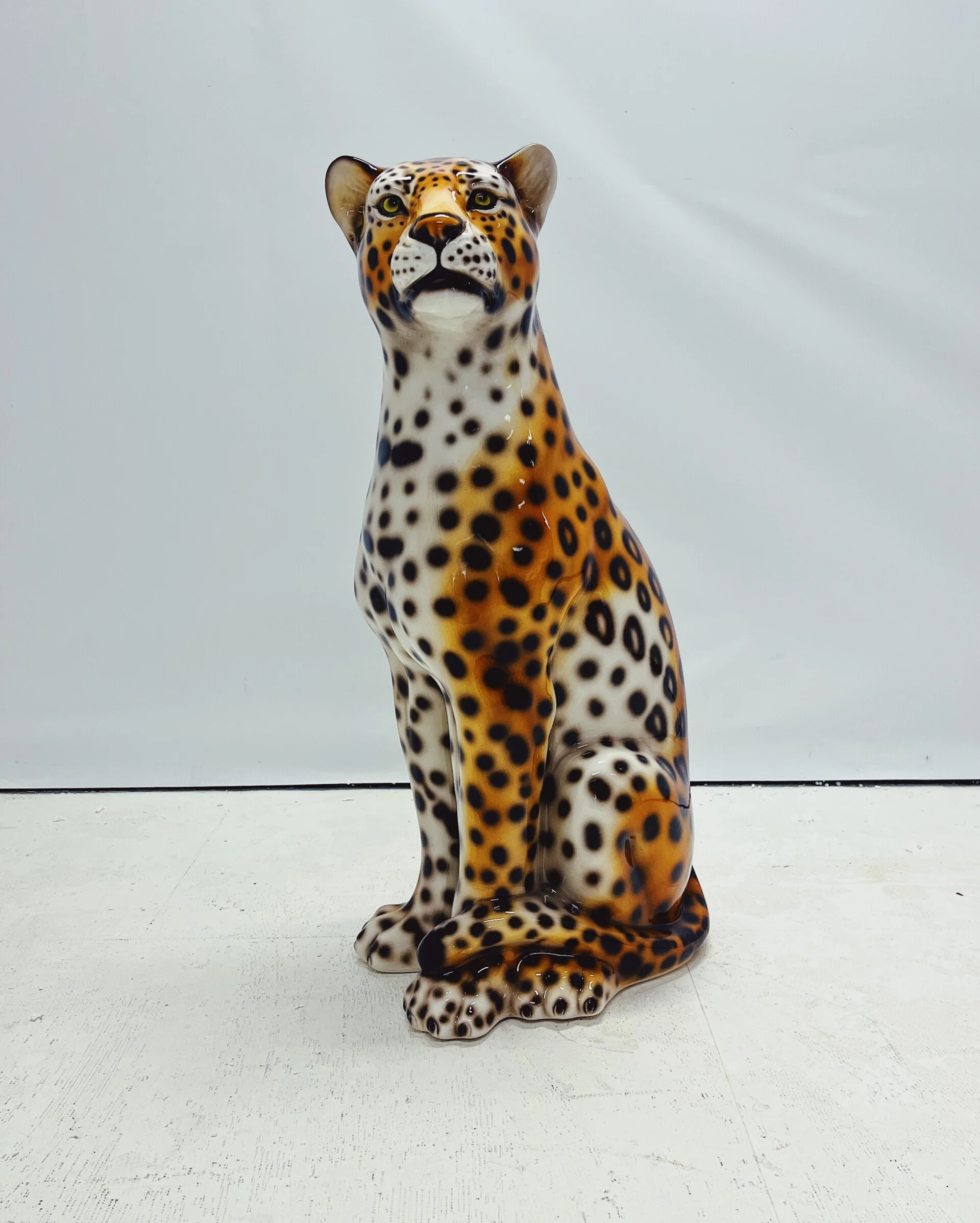 Leopard Ceramic Sculpture
