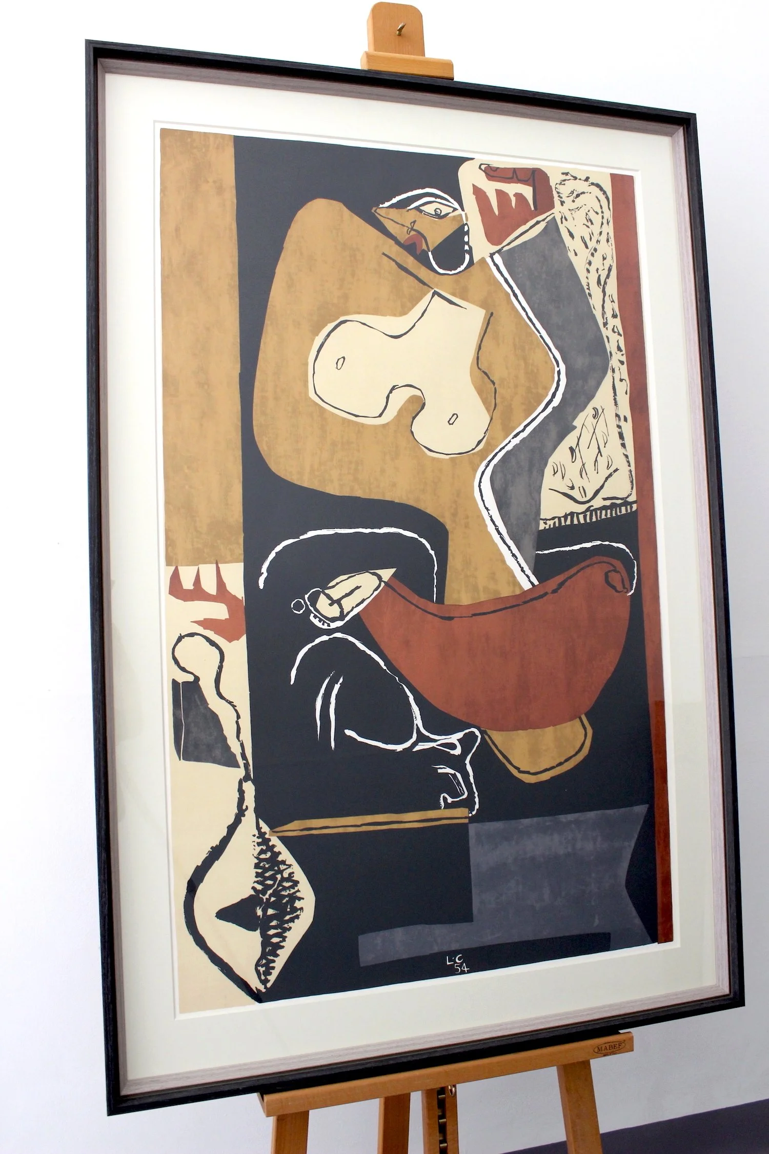 Le Corbusier 'Femme a la main levee' Lithograph