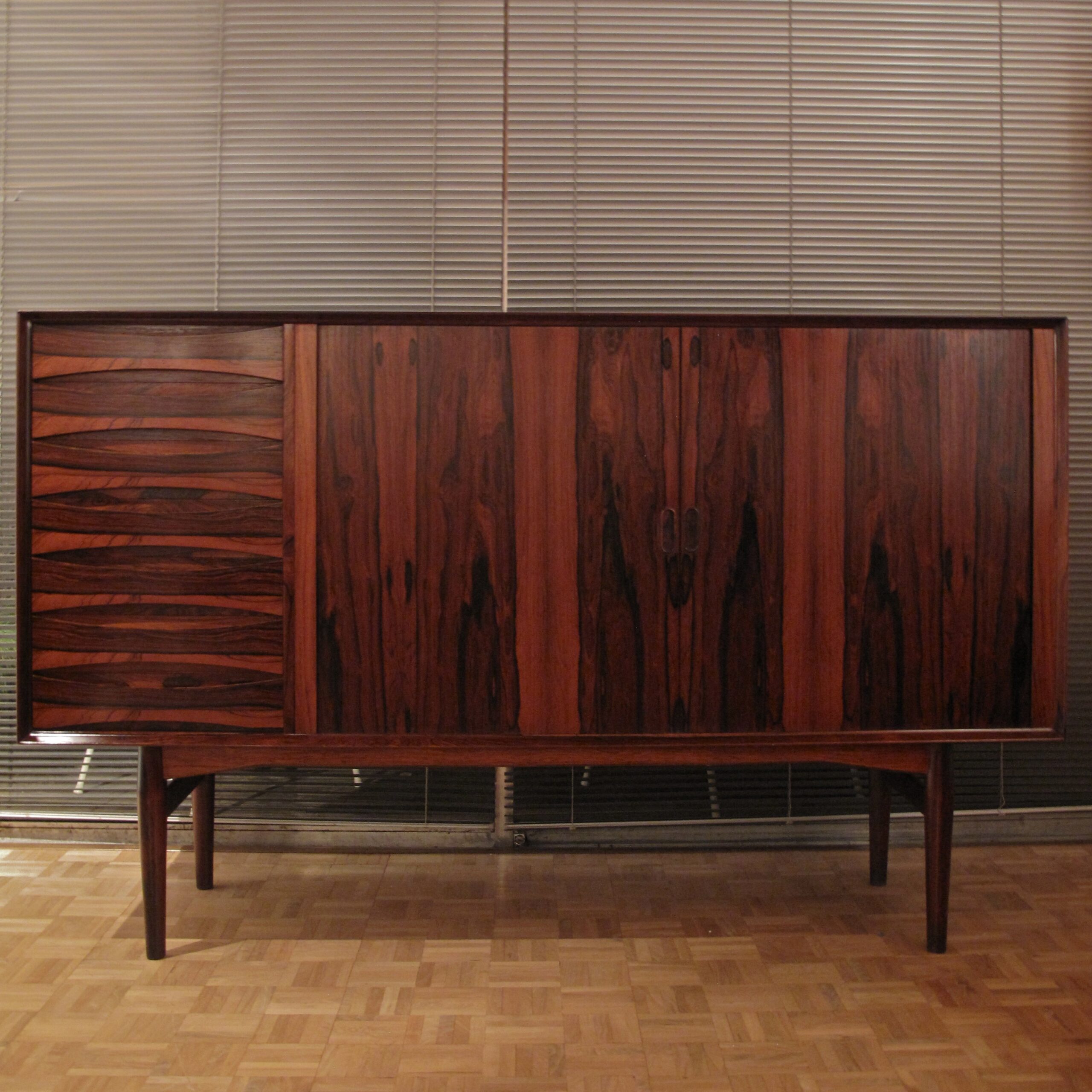 Arne Vodder Rosewood Highboard Model OS63