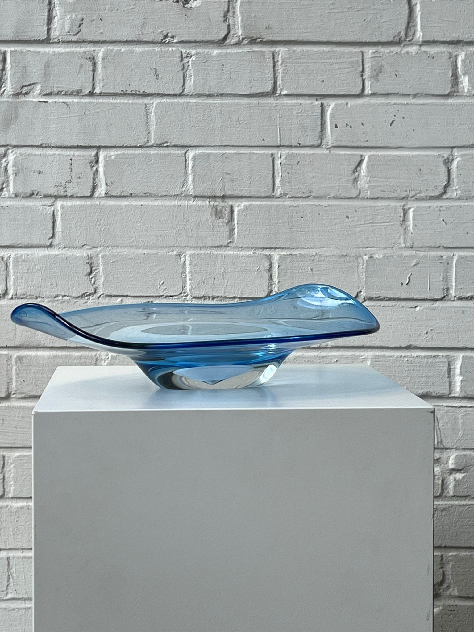 Adam Jablonski Crystal Art Glass Bowl