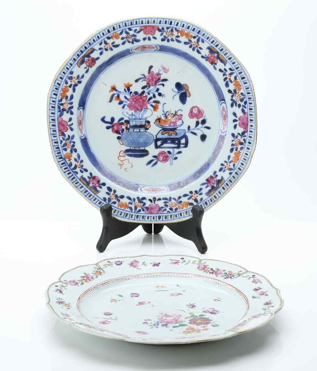 Pair of Chinese Porcelain Plates