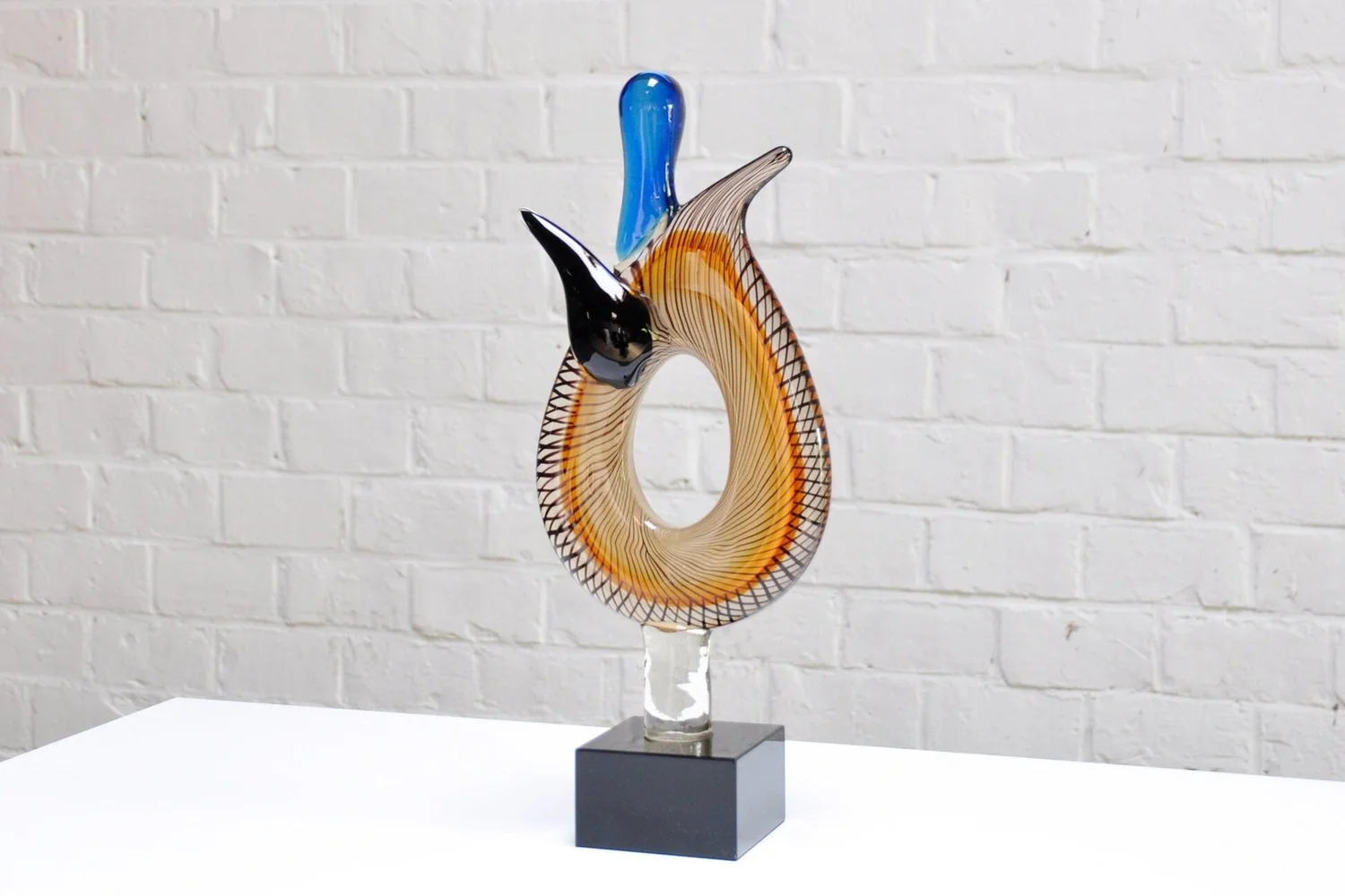 Abstract Murano Glass Sculpture