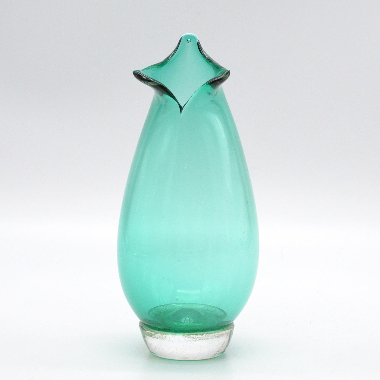 Murano Designer Vase with Gold Fleck