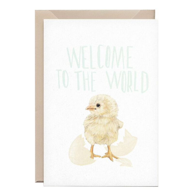 Kathings Little Chick Greeting Card