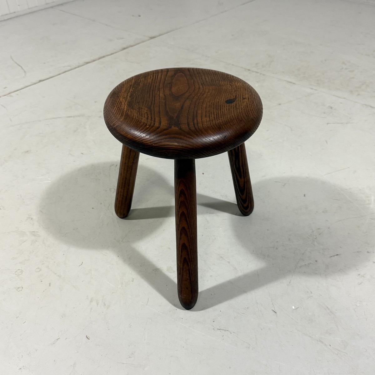 French Solid Oak Stool