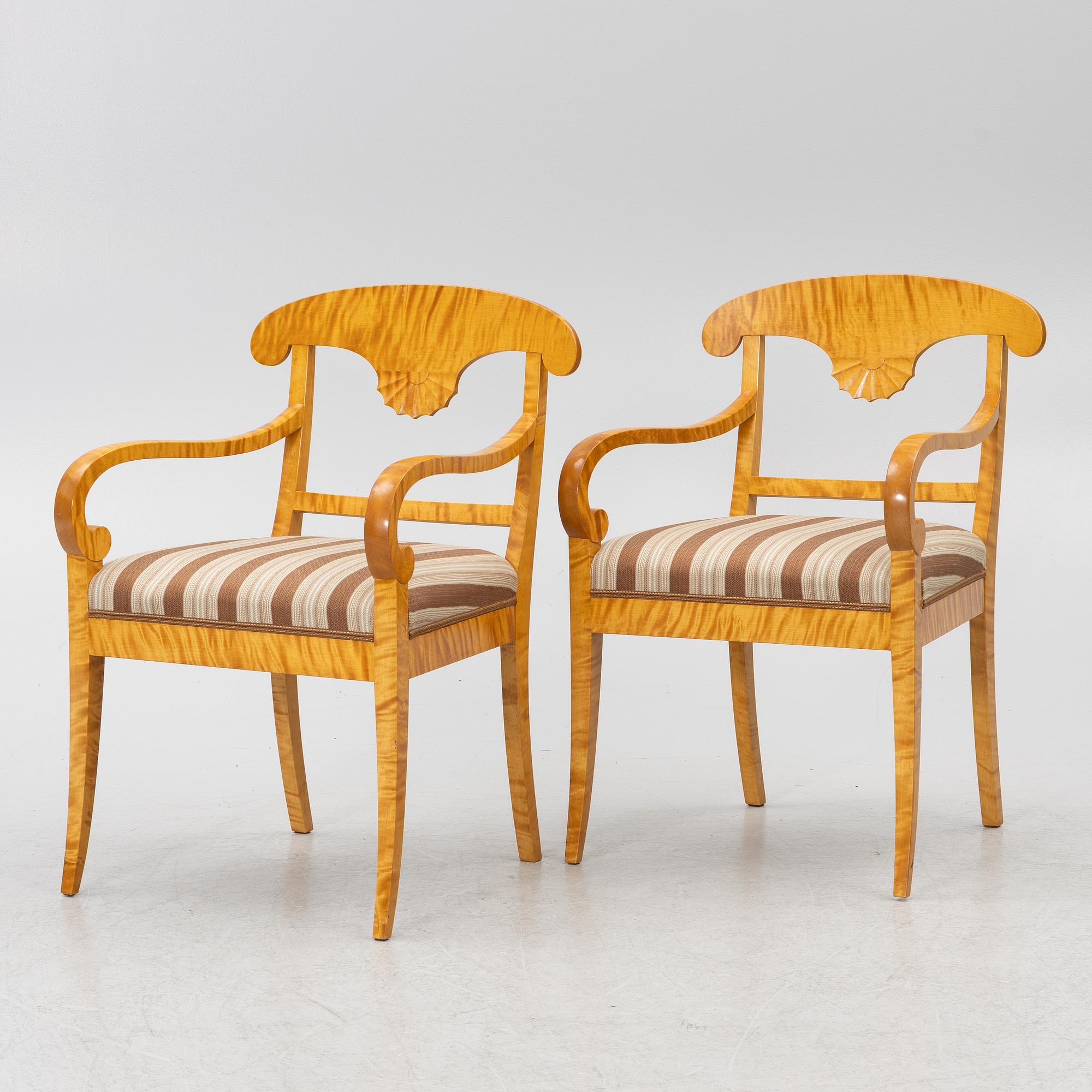 Pair of Empire Style Armchairs