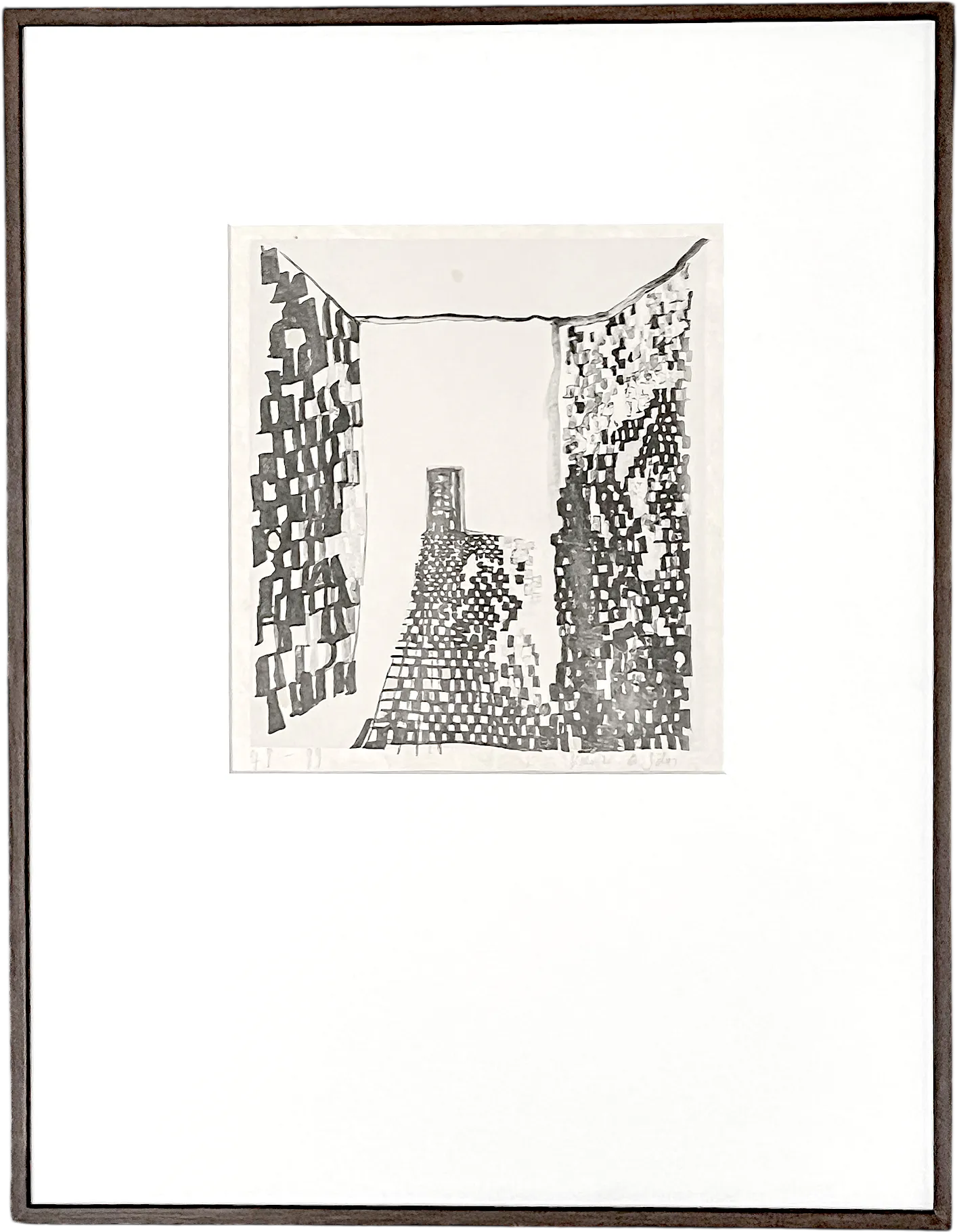 La Chambre Lithograph by Maria Helena Vieira da Silva