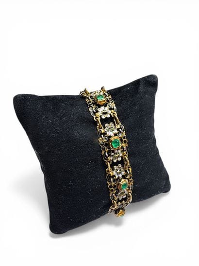 Articulated Link Bracelet in 18K Yellow Gold