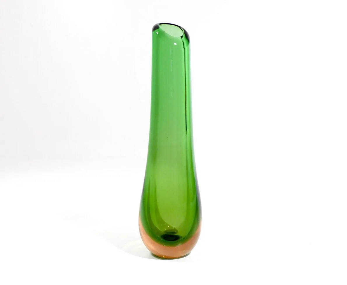 Erich Jachmann Sommerso Glass Vase