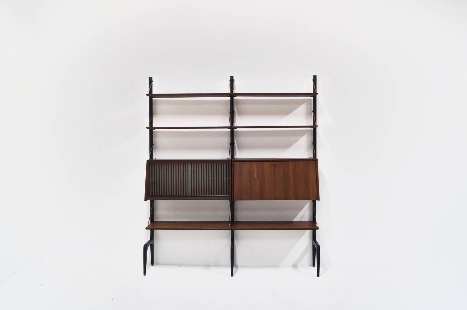 Teak Wall Unit by Louis van Teeffelen for WeBe