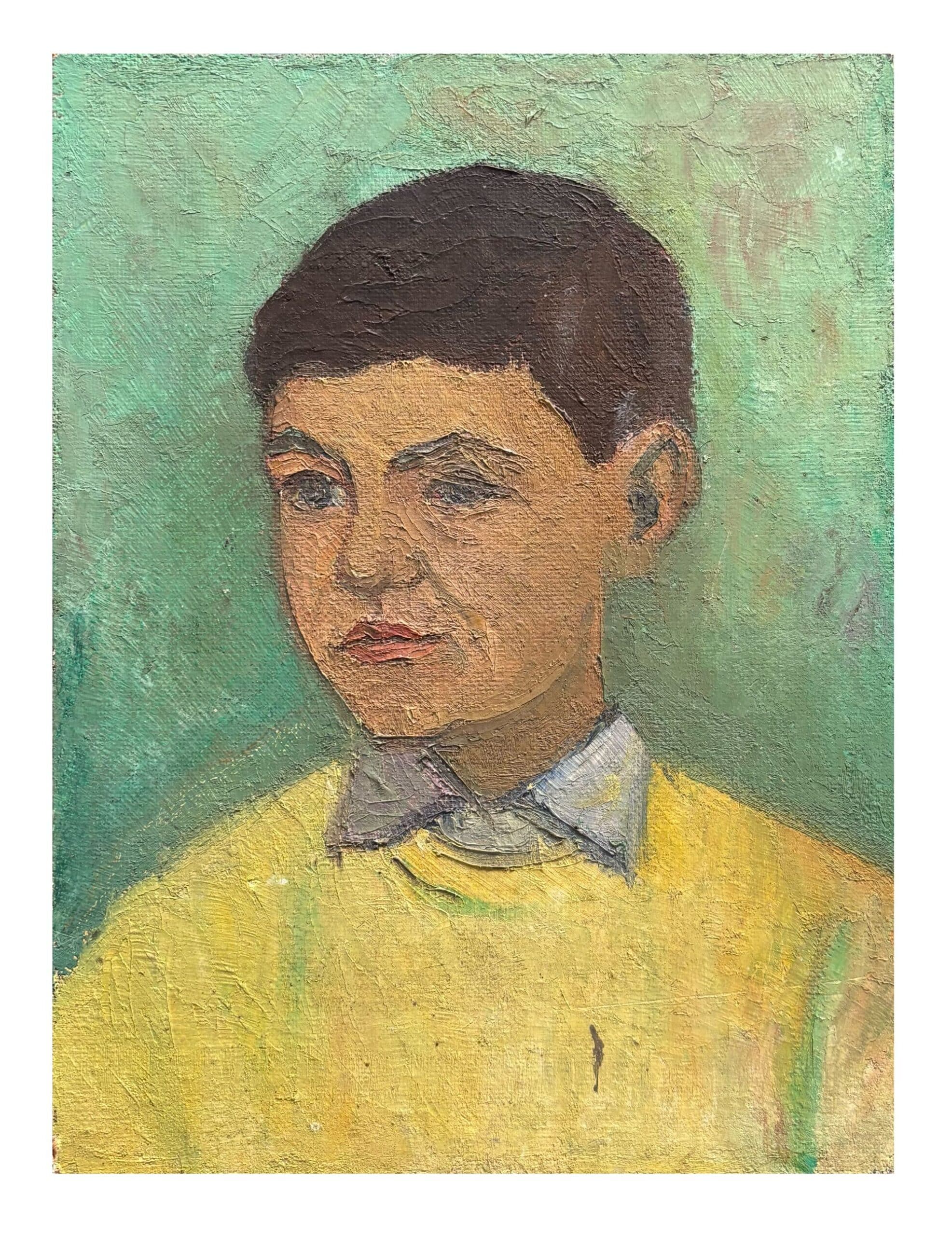 Vintage Painting of a Young Man