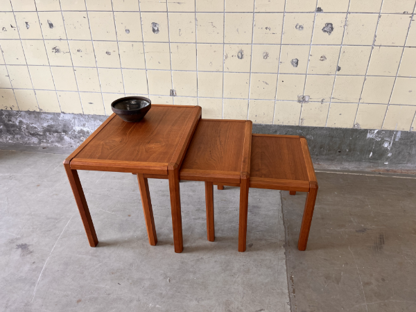 Set of Three Danish Nesting Tables