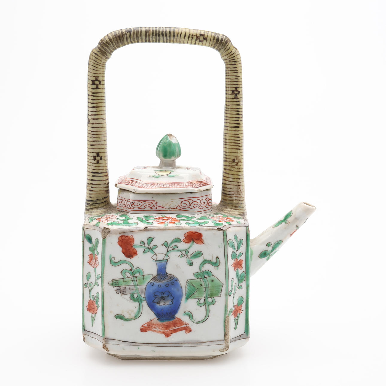 Famille Verte Porcelain Teapot