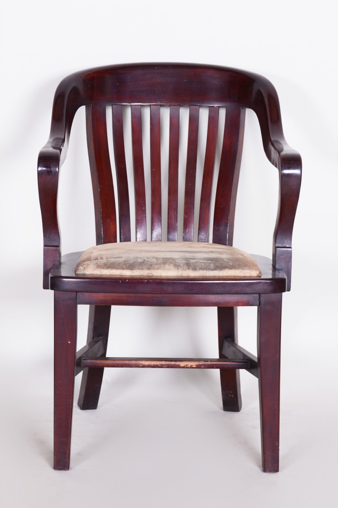 Biedermeier Mahogany Armchair