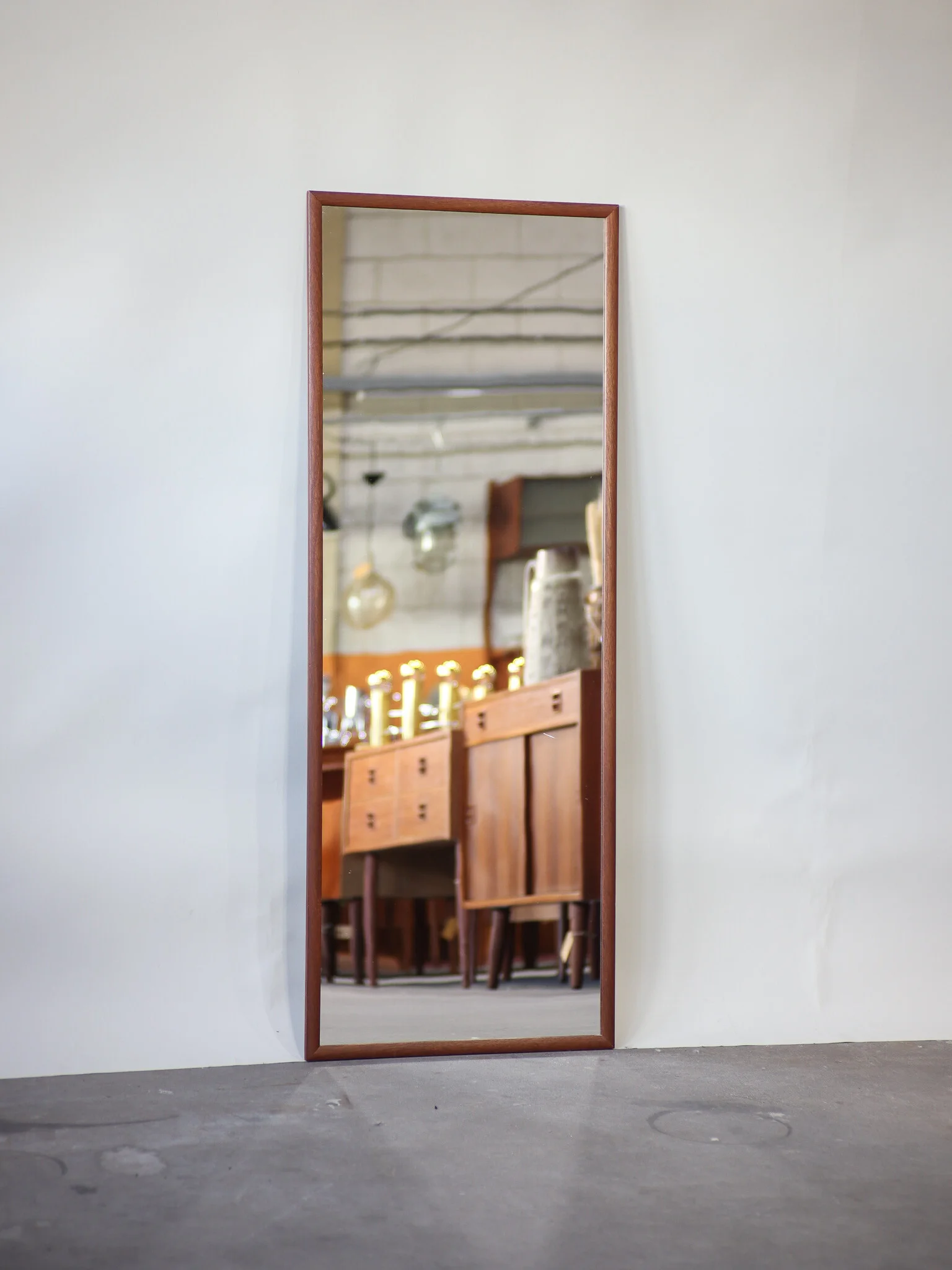 Large Teak Mirror from Denmark