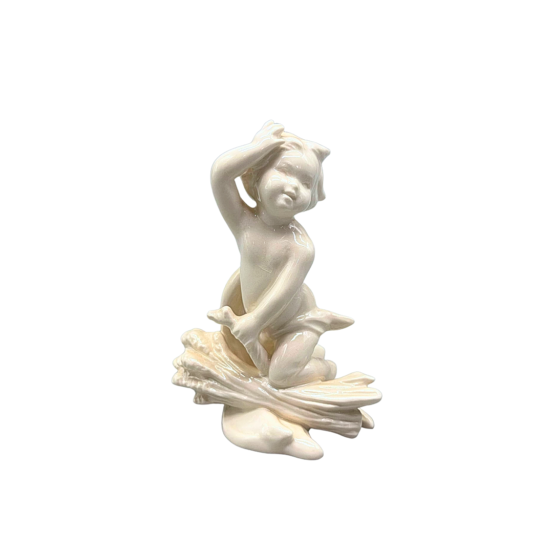 Goebel Monthly Figurine "August Boy with Sheaf"
