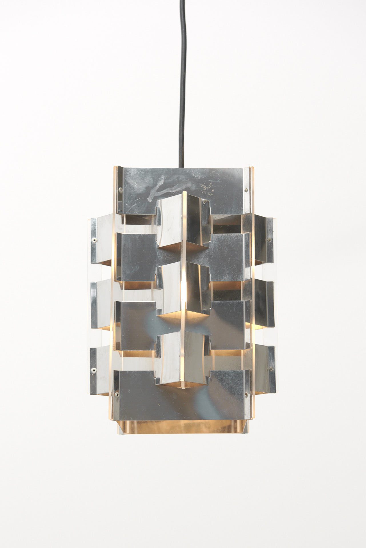 Geometric pendant lamp by J.J.M. Hoogervorst