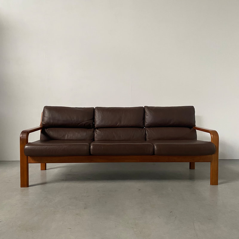 Danish Three-Seat Sofa by L. Olsen & Søn