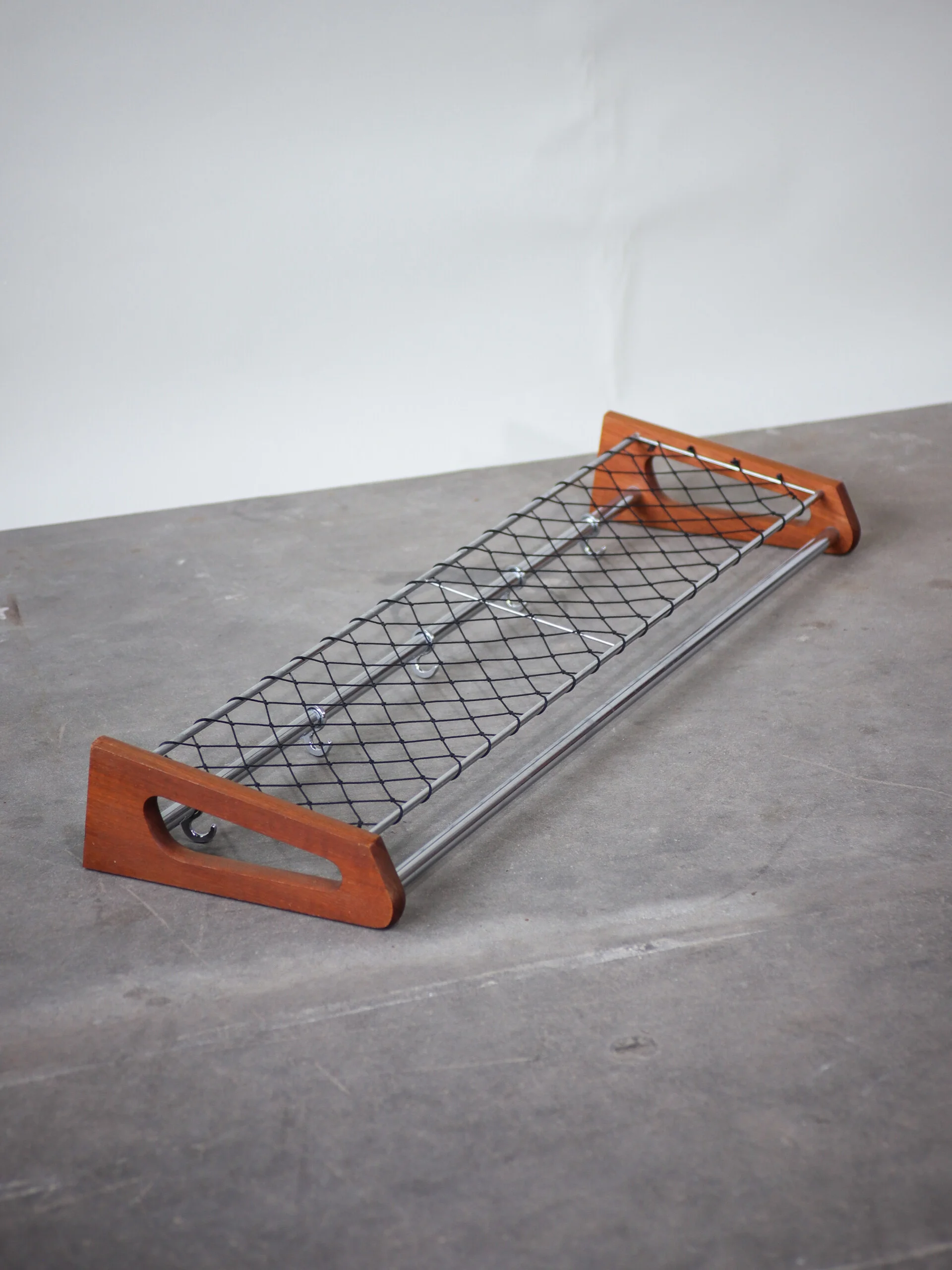 Danish Teak Coat Rack by Børge Mogensen