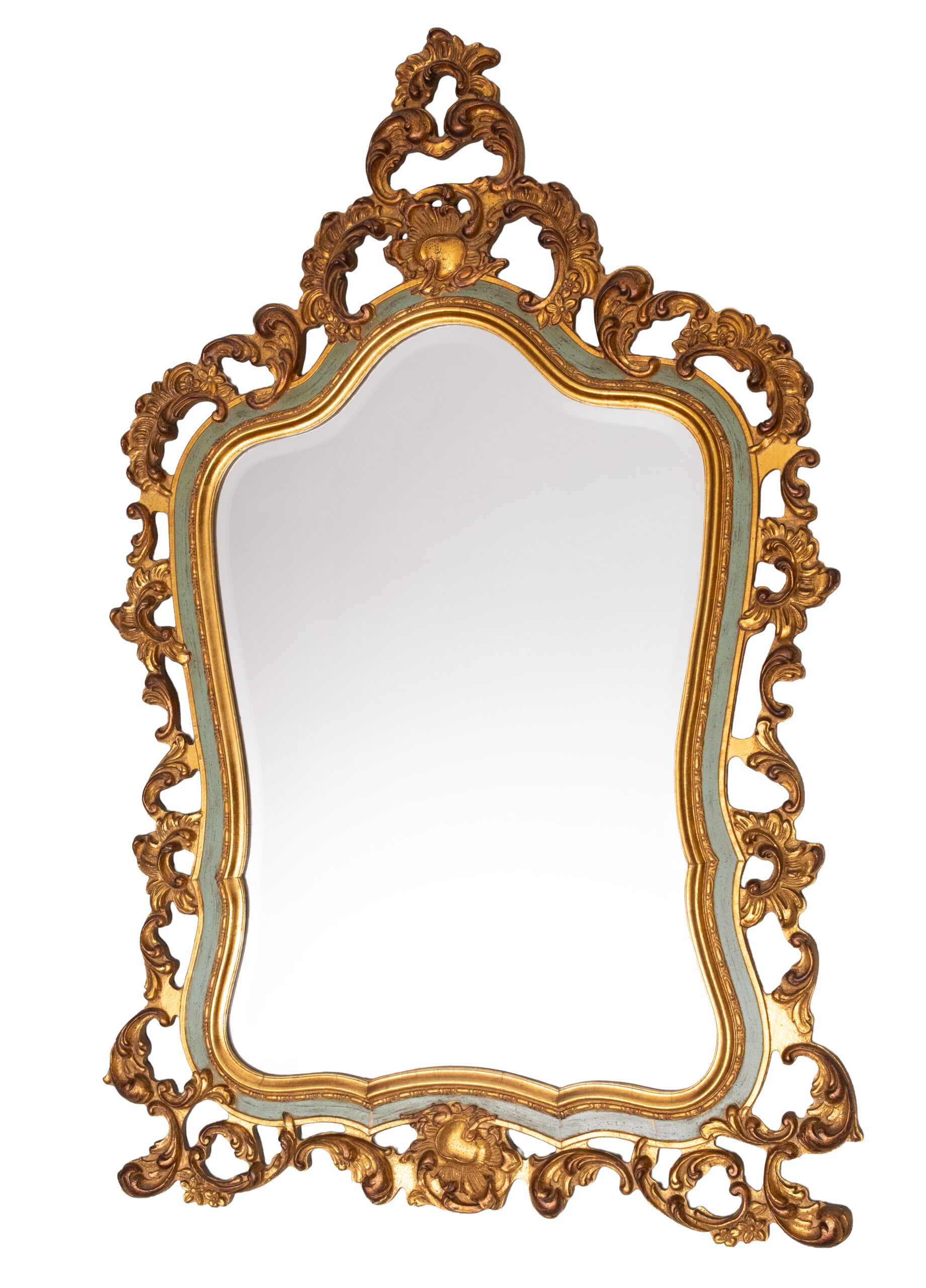 Baroque Louis XV Style Gilded Mirror