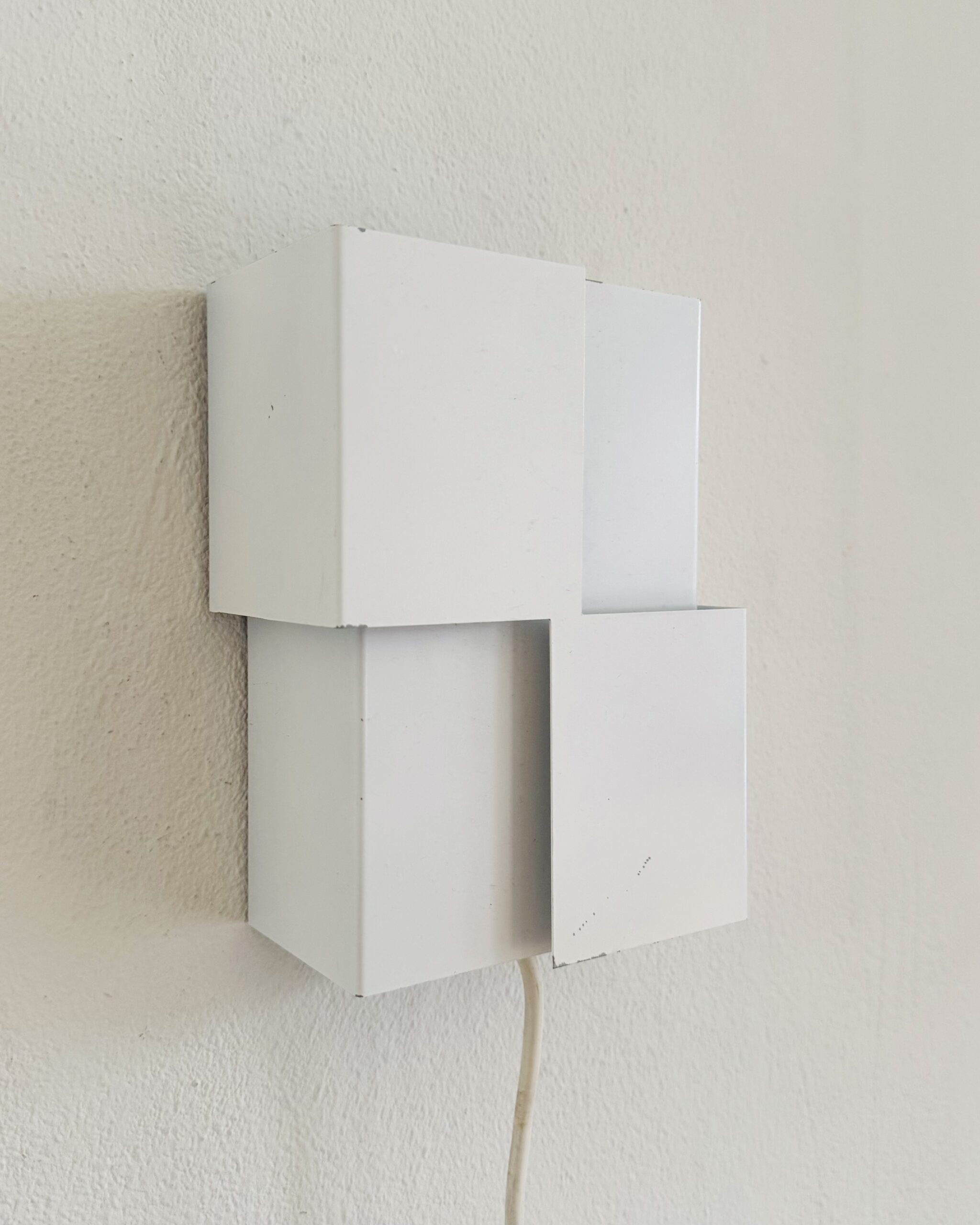 Geometric Square Wall Lamp by Hoogervorst