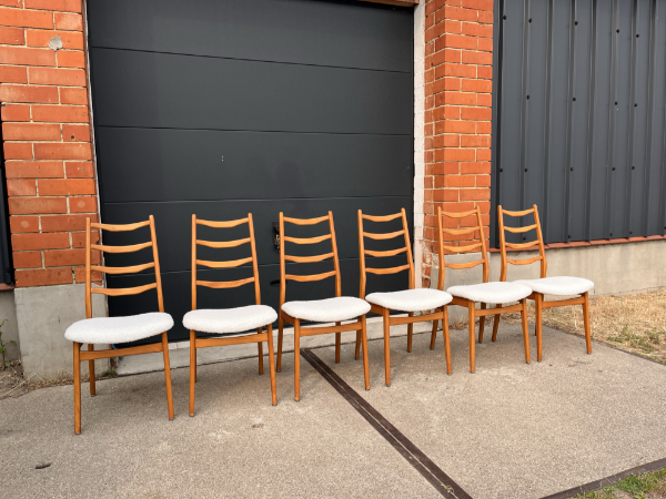 Set of 6 Vintage German Chairs