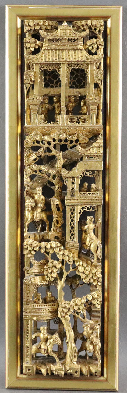 Carved Wooden Panel
