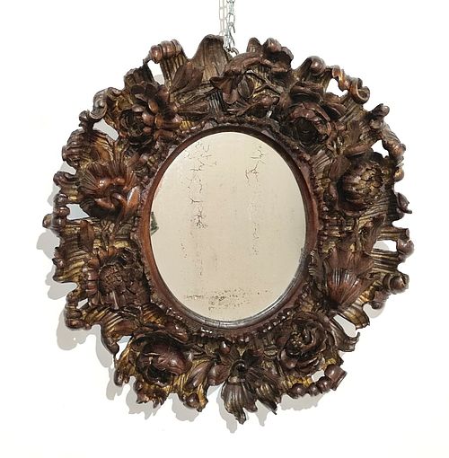 Late 19th Century Carved Wood Frame