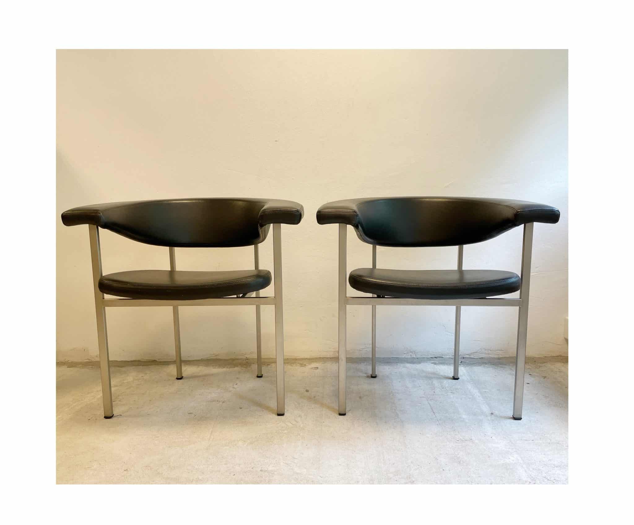 Meander Beta Chairs by Rudolf Wolf