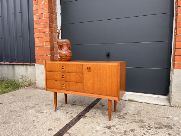 Scandinavian Teak Veneer Sideboard