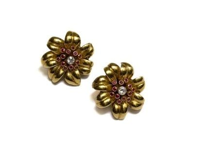 Pair of 18K Yellow Gold Ear Clips