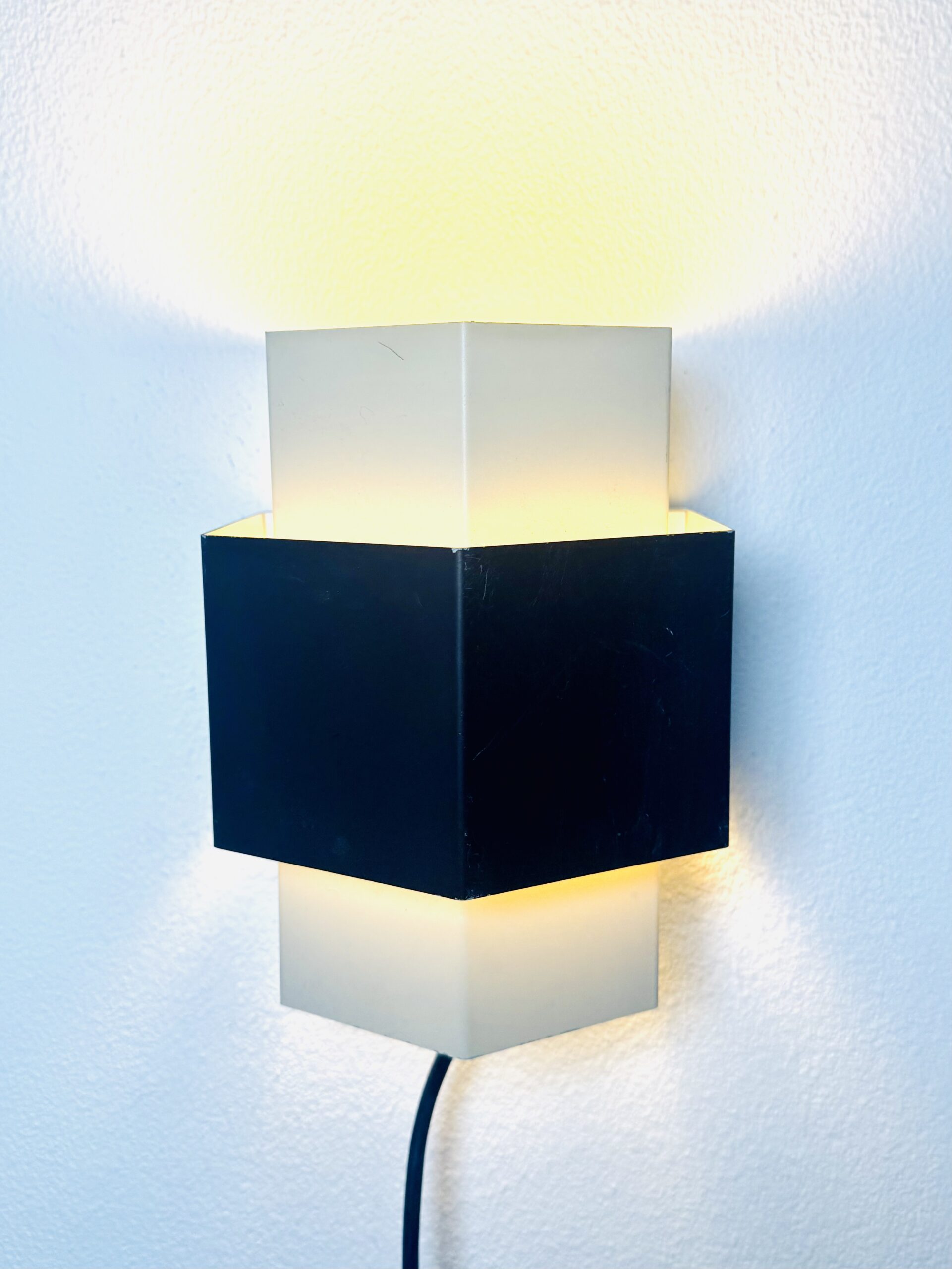 Geometric Curved Wall Lamp by Hoogervorst