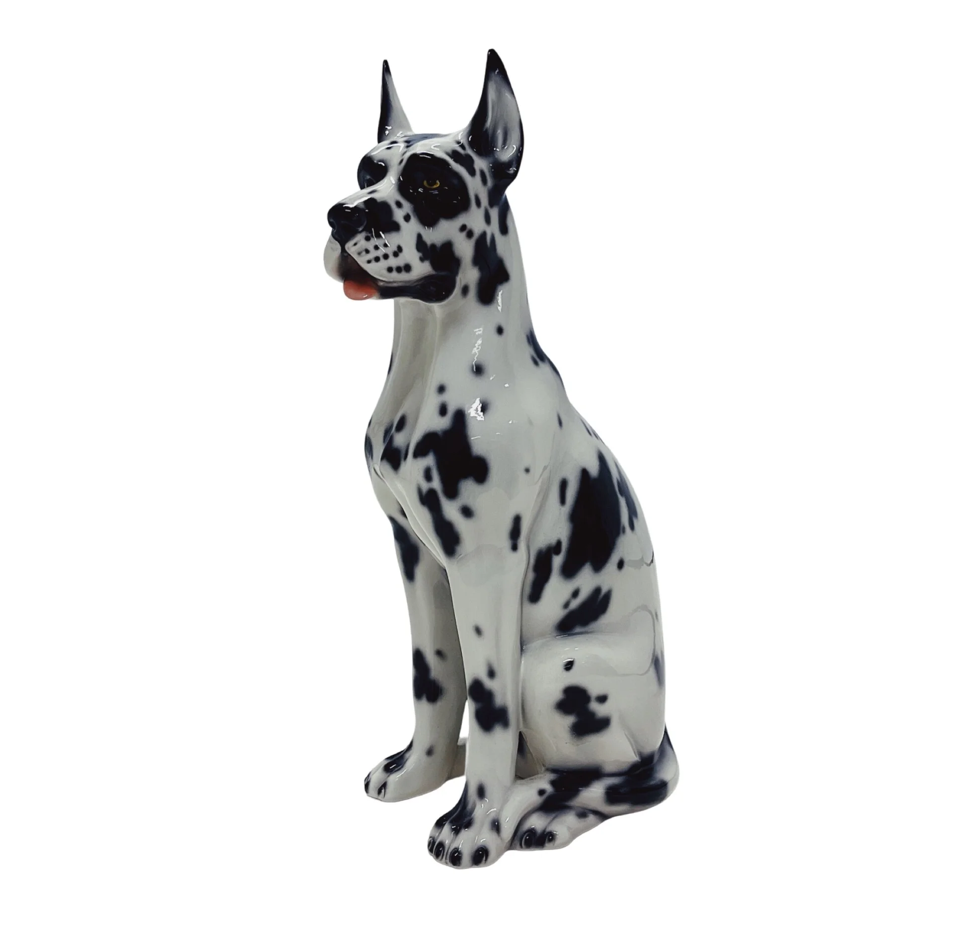 Handmade Ceramic Great Dane Sculpture