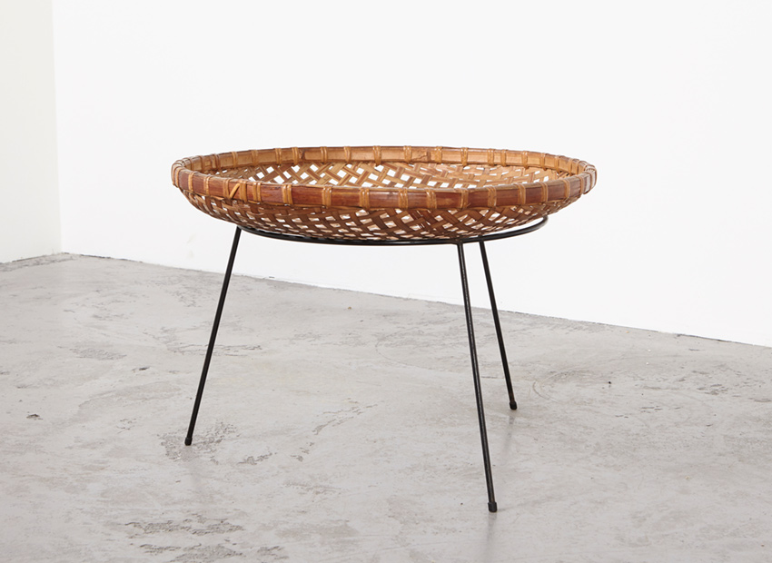 Artimeta Rattan Magazine Basket Stand