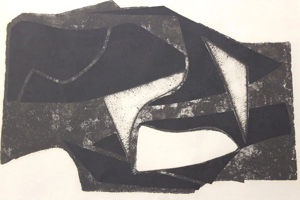 Philip Reeves 'Shore Form' Etching